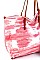 2 IN 1 DYE DESIGN TOTE BAG