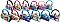 PACK OF 12 PCS ASSORTED COLOR DESIGNER MINI COIN PURSE