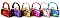 PACK OF 12 PCS ASSORTED COLOR DESIGNER MINI COIN PURSE