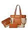 Fashion 3-in-1 Staw Shopper Set
