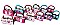 PACK OF 12 PCS ASSORTED COLOR DESIGNER MINI COIN PURSE