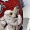 High Heel Shoe Croc Handbag with Fox Figure