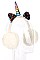 Pack of (12 pieces) Unicorn Theme Trendy Earmuffs