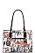 3 IN 1 DESIGNER MICHELLE OBAMA TOTE BAG SET