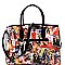 MICHELLE OBAMA SATCHEL HANEDBAGS WITH WALLET SET