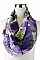 Pack of (12 Pieces) Assorted Fashionable Hibiscus Print Infinity Scarves FM-AACG0743
