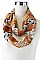 PACK OF (12 PCS) ASSORTED COLOR AZTEC TRIBAL PRINT INFINITY SCARVES FM-AACG0756