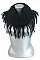 Fringe Knitted Infinity Scarves - Dozen / 12pcs