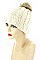Pack of 12 (pieces) Assorted Faux Fur Pom Pom Crochet Beanies FM-AACG0946