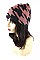 Pack of 12 (pieces) Assorted Houdstooth Print Knitted Beanies FM-AAH371
