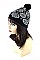 Sassy Snowflake Print Knitted Beanies FM-AAH389