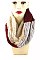 Multi Tone Faux Fur Infinity Scarves