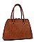 Triple Compartment Satchel - Tote Bag