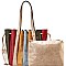 ROUND HANDLED ACCORDION SATCHEL