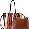 ROUND HANDLED ACCORDION SATCHEL