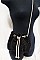 Allover Rhinestone Embellished Bucket Shoulder Bag