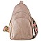 Stylish Sling Backpack with Guitar Strap