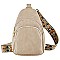 Stylish Sling Backpack with Guitar Strap