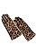 Pack of 12 Chic Assorted Leopard Print Touch Screen Gloves