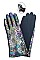MULTICOLOR PRINTED TOUCH SCREEN FASHION GLOVES