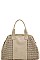 SMOOTH PU LEATHER DESIGNER  FASHION TRENDY SATCHEL WITH LONG STRAP JY-AL-0011-HR