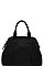 SMOOTH PU LEATHER DESIGNER  FASHION TRENDY SATCHEL WITH LONG STRAP JY-AL-0011-HR