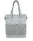 DESIGNER MESH STYLE FASHION TOTE BAG