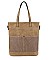 DESIGNER MESH STYLE FASHION TOTE BAG