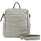 MODERN STRIPED LINE DESIGN BACKPACK