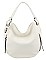 MODERN PLAIN STYLE HOBO BAG