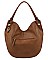 MODERN PLAIN STYLE HOBO BAG