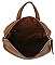 FASHION SMOOTH PLAIN TEXTURE CONVERTIBLE BACKPACK