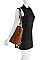 FASHION SMOOTH PLAIN TEXTURE CONVERTIBLE BACKPACK