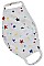 MULTI COLOR STARS REUSABLE COTTON MASKS
