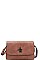KEY HOLE ACCENT LUCIANNA CROSS BODY BAG