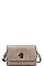 KEY HOLE ACCENT LUCIANNA CROSS BODY BAG