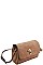 KEY HOLE ACCENT LUCIANNA CROSS BODY BAG