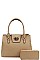 2IN1 MODERN CLASSY SATCHEL WITH MATCHING WALLET