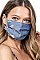 REUSABLE DENIM COTTON MASK