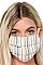 TRENDY STRIPES REUSABLE FASHION MASK