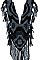 STYLISH FASHION TRIBAL MULTI BEADED STATEMENT NECKLACE JYAN-1619