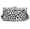 Rhinestone Leopard Evening Bag