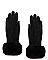 SUEDE SOFT FUR GLOVES