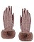 SUEDE SOFT FUR GLOVES