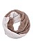 TWO TONE COLOR SOFT COZY INFINITY SCARF