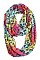 Lovely Rainbow Leopard Print Infinity Scarf