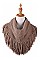 Fashionable Fringe Knit Infinity Scarves FM-AO555