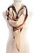 Metallic Mix Check Fashion Scarf