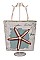 Canvas Tote / BEACH TOTE BAG SEA-STAR PRINT FM-AO734