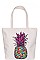 MULTI COLOR PINEAPPLE PRINT ECO TOTE BAG